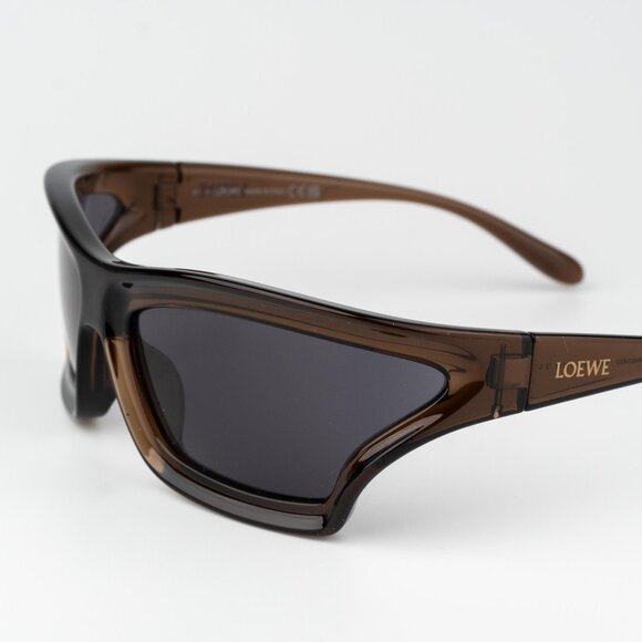 Loewe SIGNATURE Men Sunglasses Brown Grey Mask LW40143U 47A BRAND NEW - Picture 5 of 11